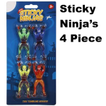 Sticky Ninjas - 4 Piece Set